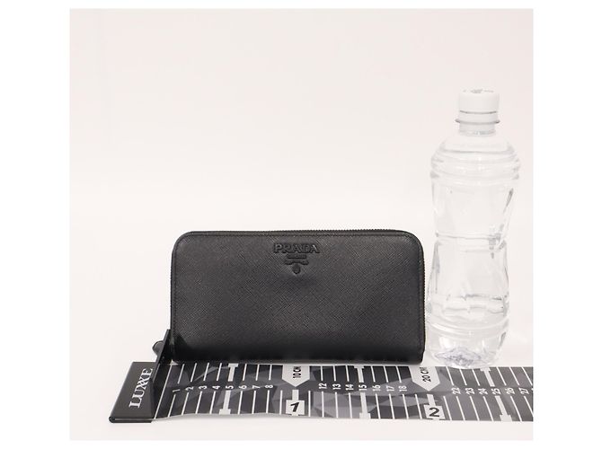 Prada Saffiano Logo Zip-Around Long Wallet - view 3
