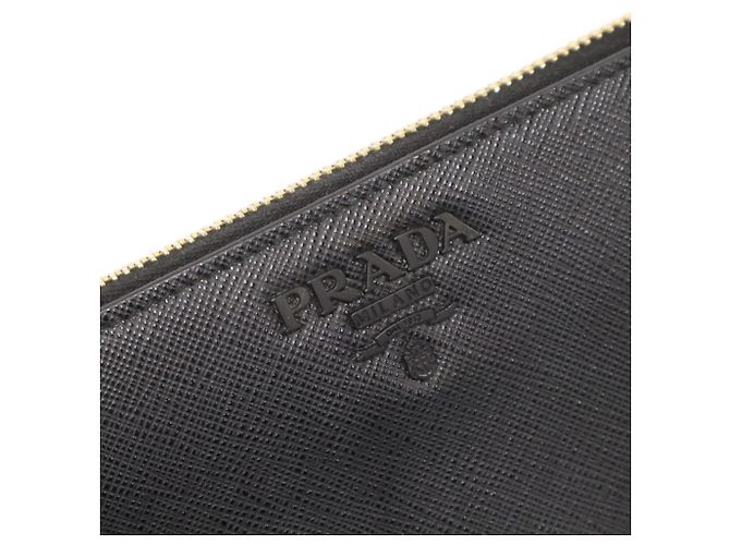 Prada Saffiano Logo Zip-Around Long Wallet - view 9