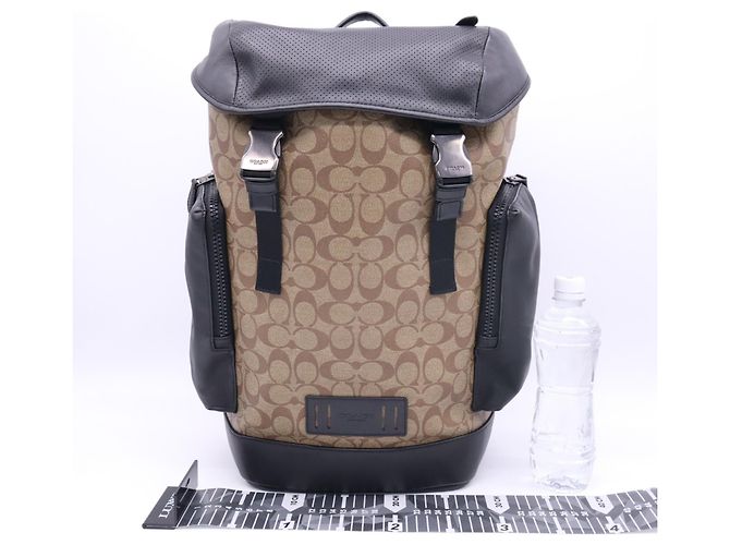 Zaino COACH Canvas Leather Signature Ranger Backpack - vista 3