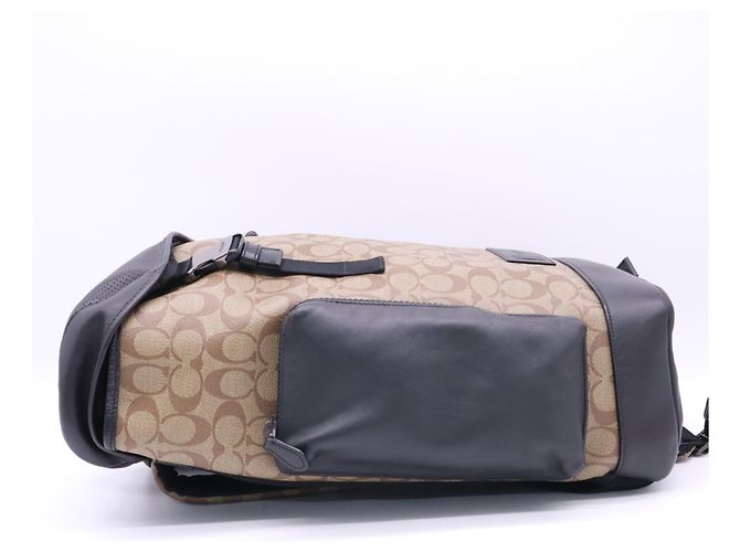 Zaino COACH Canvas Leather Signature Ranger Backpack - vista 6