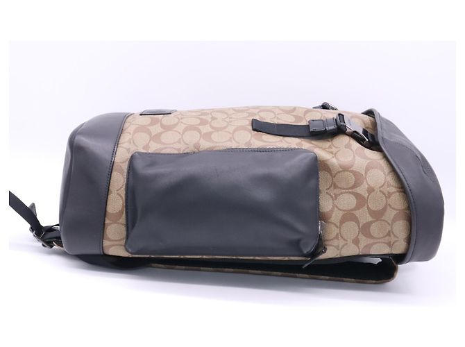 Zaino COACH Canvas Leather Signature Ranger Backpack - vista 7