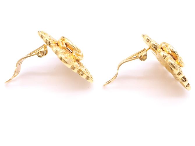 Orecchini a clip Chanel Coco Mark Gold - vista 11