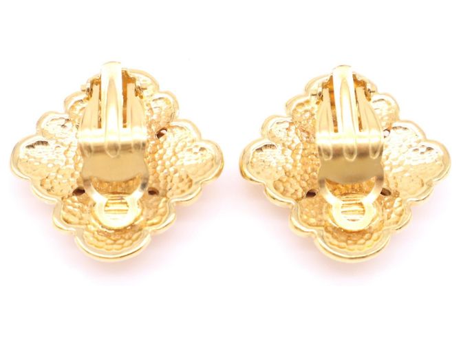 Orecchini a clip Chanel Coco Mark Gold - vista 6