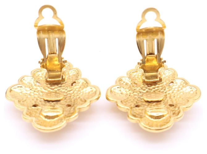 Orecchini a clip Chanel Coco Mark Gold - vista 7