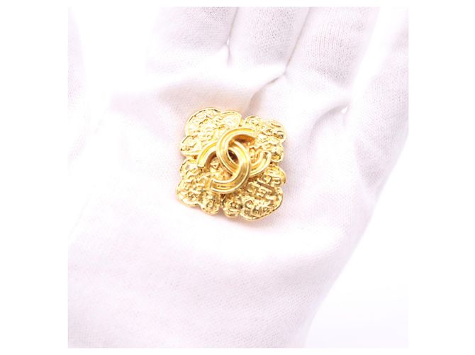 Orecchini a clip Chanel Coco Mark Gold - vista 9