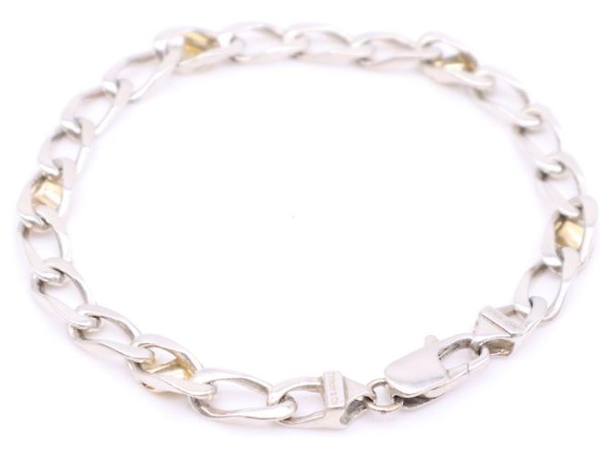 Autre Marque Bracciale a maglia Figaro Tiffany & Co. SV925 750 con charm - vista 4