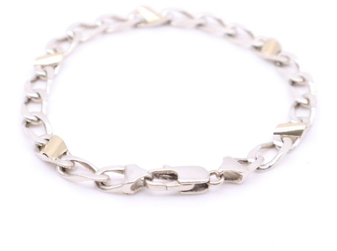 Autre Marque Bracciale a maglia Figaro Tiffany & Co. SV925 750 con charm - vista 6