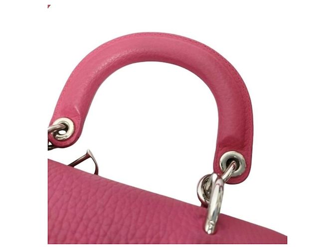 Borsa in pelle Rose Pink Christian Dior - vista 5