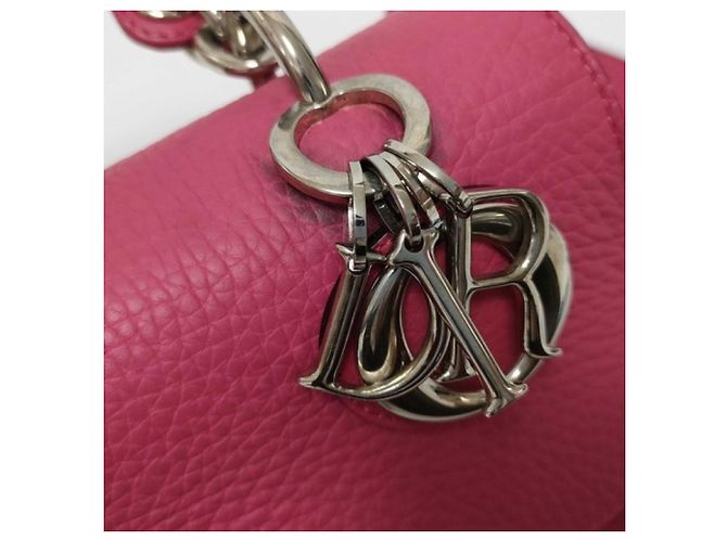 Borsa in pelle Rose Pink Christian Dior - vista 7