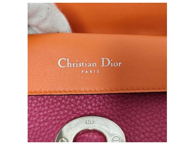 Borsa in pelle Rose Pink Christian Dior - vista 9