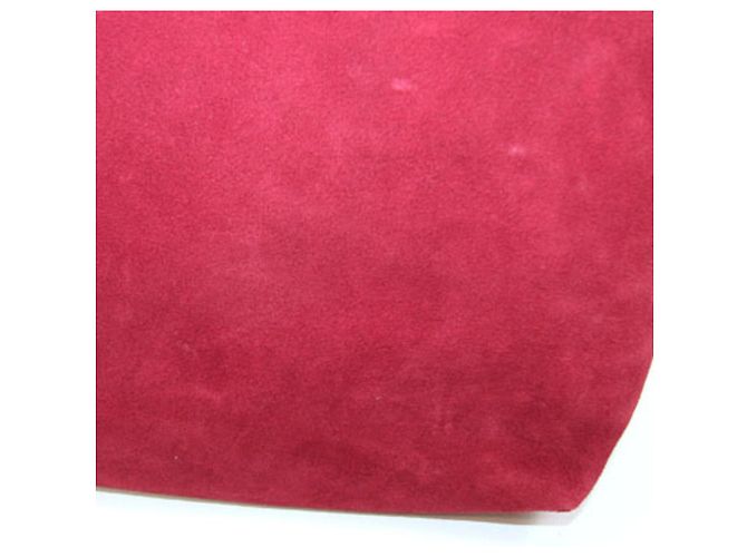 Autre Marque Borsa in pelle scamosciata rossa Tiffany & Co. - vista 5