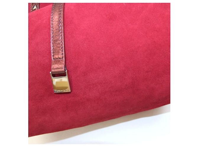Autre Marque Borsa in pelle scamosciata rossa Tiffany & Co. - vista 6
