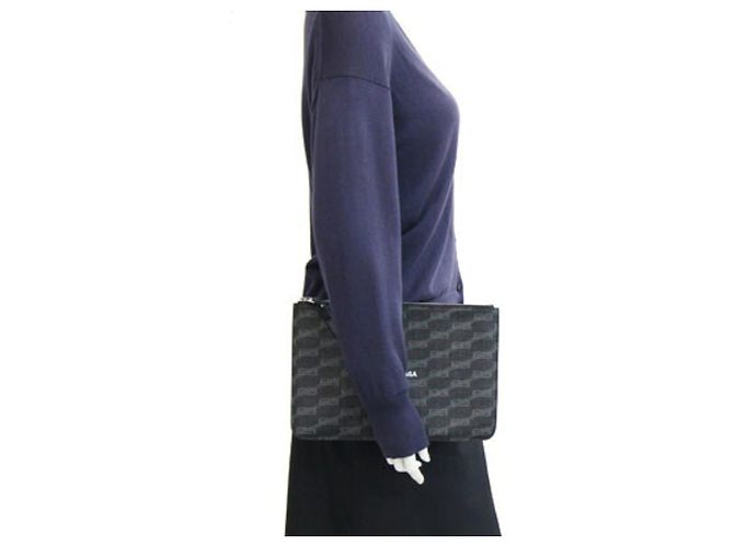 Clutch Balenciaga BB Monogram - vista 7
