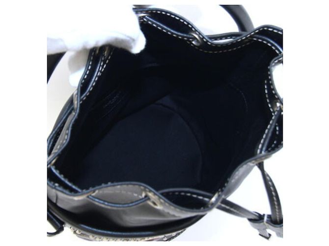 Autre Marque Borsa Saint Laurent Bias Mall in pelle nera - vista 3