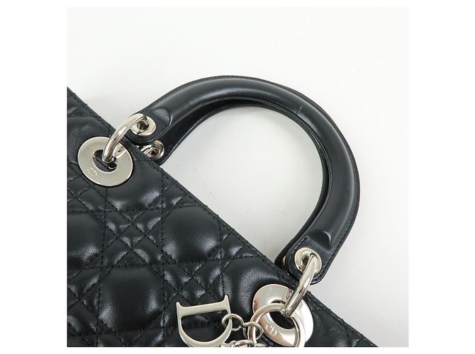 Christian Dior Lady Dior Cannage Quilt Lambskin Medium - vista 7