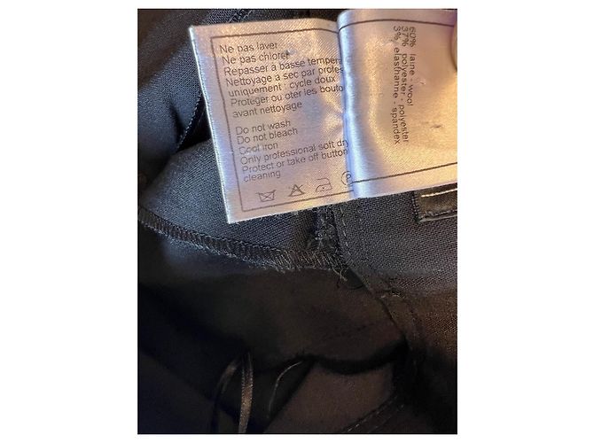 Chanel Schwarze Wollhose - Ansicht 7