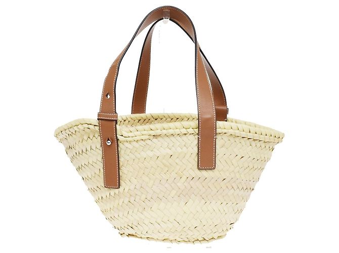 Loewe Korb aus gewebter Raffia mit Applikation Medium - Ansicht 2