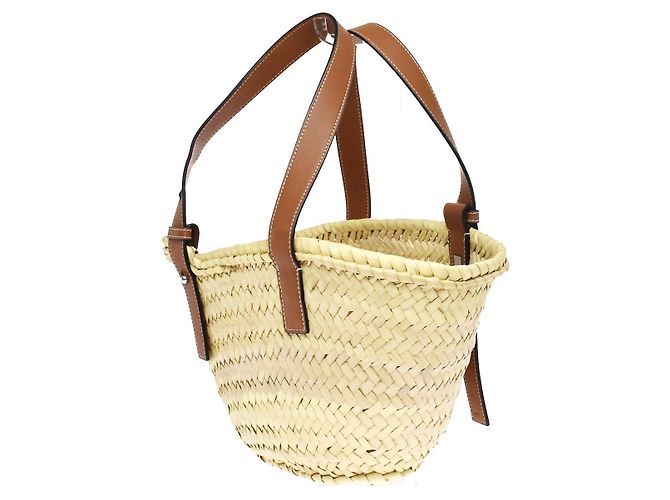Loewe Korb aus gewebter Raffia mit Applikation Medium - Ansicht 4