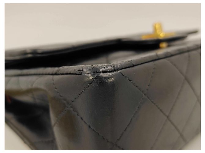 Chanel Classic Timeless Double Flap Quilted Lambskin Small - vista 5