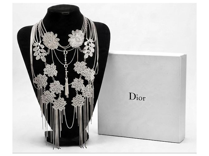 Collana Christian Dior Mata Hari Cristalli Floreali - vista 2