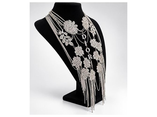 Collana Christian Dior Mata Hari Cristalli Floreali - vista 5