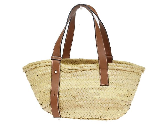 Loewe Korb aus gewebter Raffia mit Applikation Medium - Ansicht 2