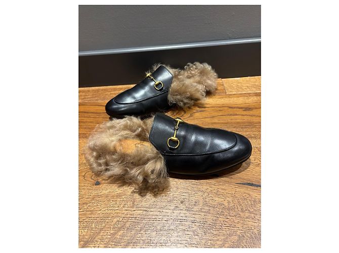 Gucci Princetown Mules foderate in pelliccia - vista 10