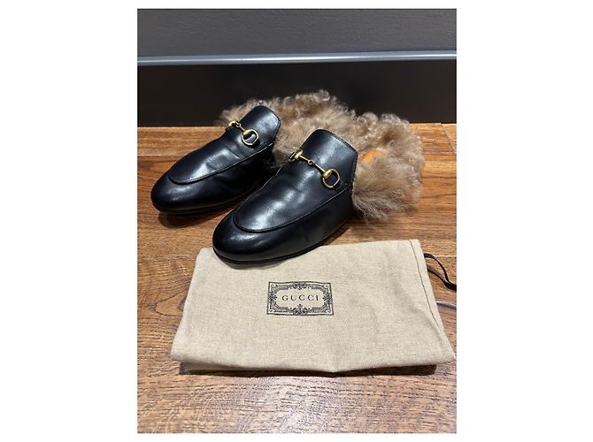 Gucci Princetown Mules foderate in pelliccia - vista 6