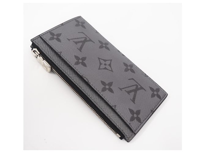Portacarte e monete Louis Vuitton Taigarama - vista 2