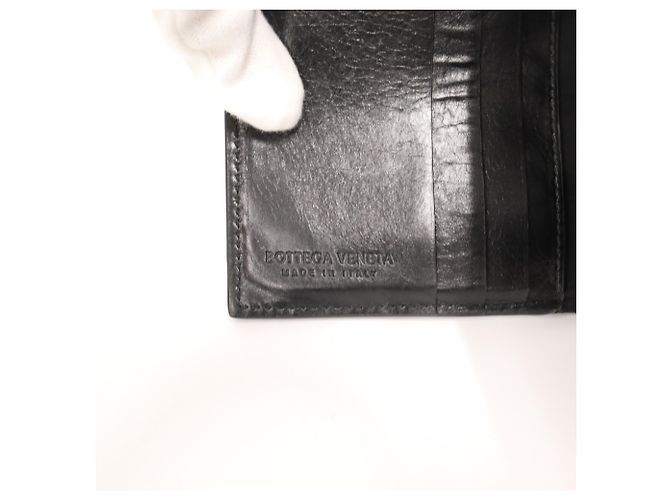 Bottega Veneta Cassette Leather Compact Wallet - view 13