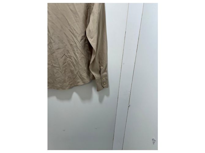 Camisa Gucci de algodón beige - vista 7