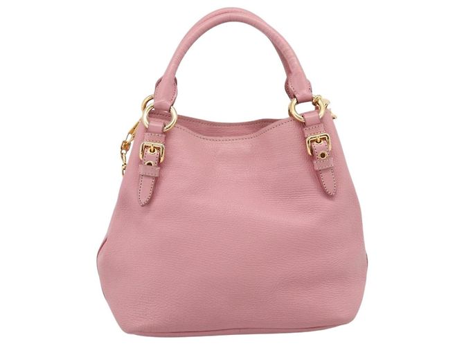 Miu Miu Madras Convertible Leather Medium - vista 2
