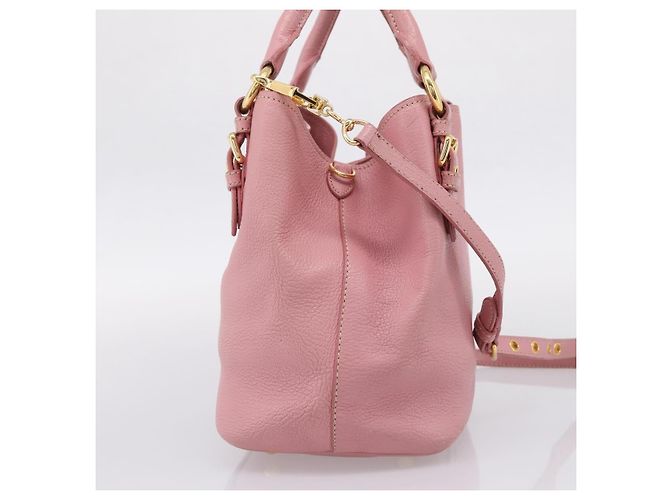 Miu Miu Madras Convertible Leather Medium - vista 3