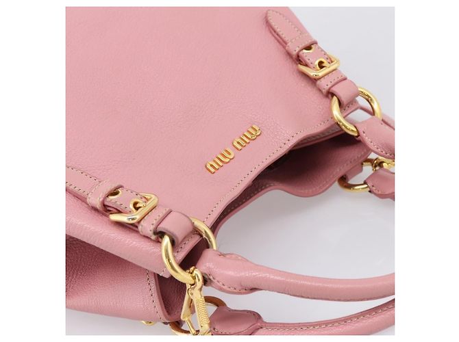 Miu Miu Madras Convertible Leather Medium - vista 6