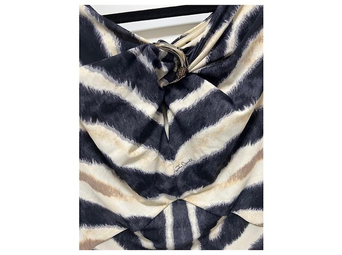 Roberto Cavalli Sommerkleid mit Zebra-Print - Ansicht 4