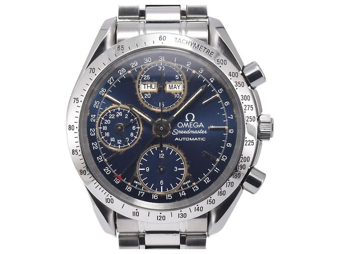 Omega Speedmaster Triple Calendar Chronograph Automatic Stainless Steel 39 - vista 4