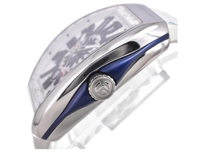 Franck Muller Vanguard Yachting Automatic Stainless Steel and Rubber 44 - vista 3