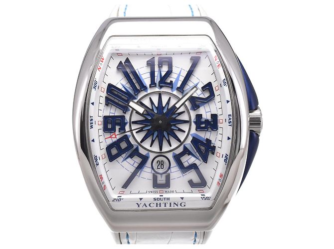 Franck Muller Vanguard Yachting Automatic Stainless Steel and Rubber 44 - vista 4