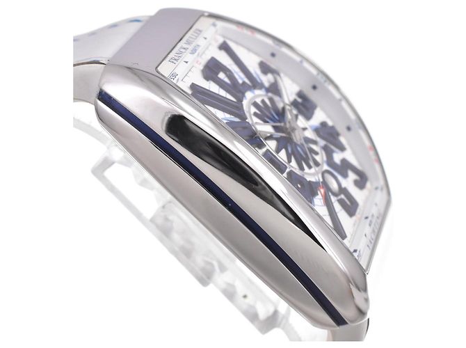 Franck Muller Vanguard Yachting Automatic Stainless Steel and Rubber 44 - vista 5