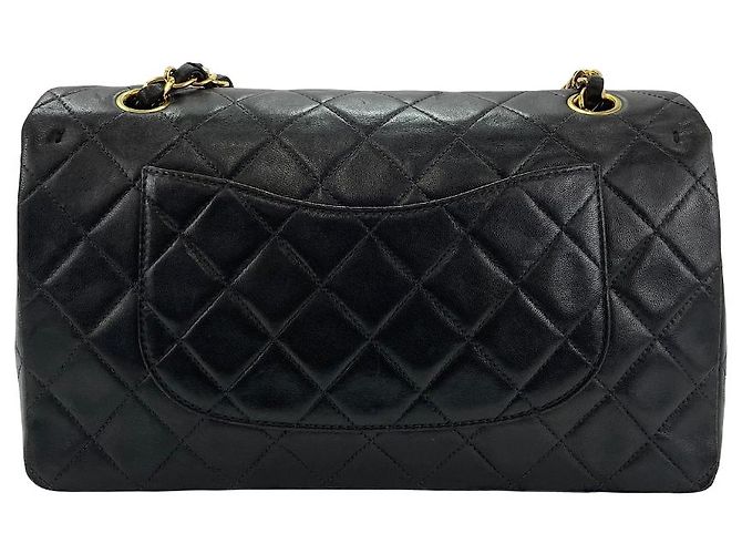 Chanel Classic Timeless Double Flap Quilted Lambskin Medium - vista 2