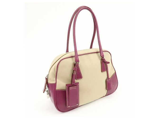 Prada Bowler Canvas with Leather Medium - Ansicht 4