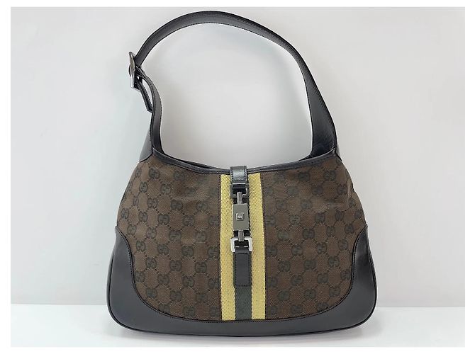Gucci Web Jackie O Hobo GG Canvas Medium - vista 2