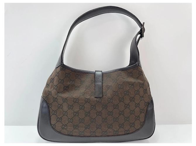 Gucci Web Jackie O Hobo GG Canvas Medium - vista 3