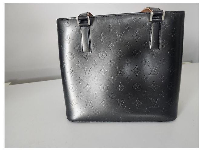 Louis Vuitton Cabas Rivington Monogram Vernis Tote Bag Nero - vista 3