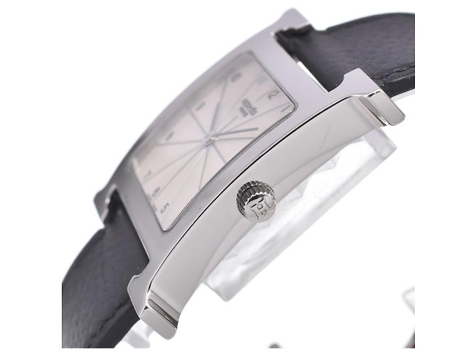 Hermès Hermes Heure H Quartz Stainless Steel and Leather 26 - Ansicht 3