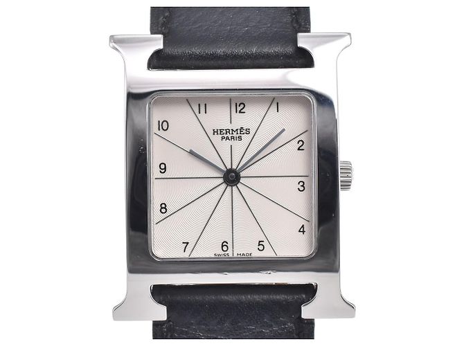 Hermès Hermes Heure H Quartz Stainless Steel and Leather 26 - Ansicht 4