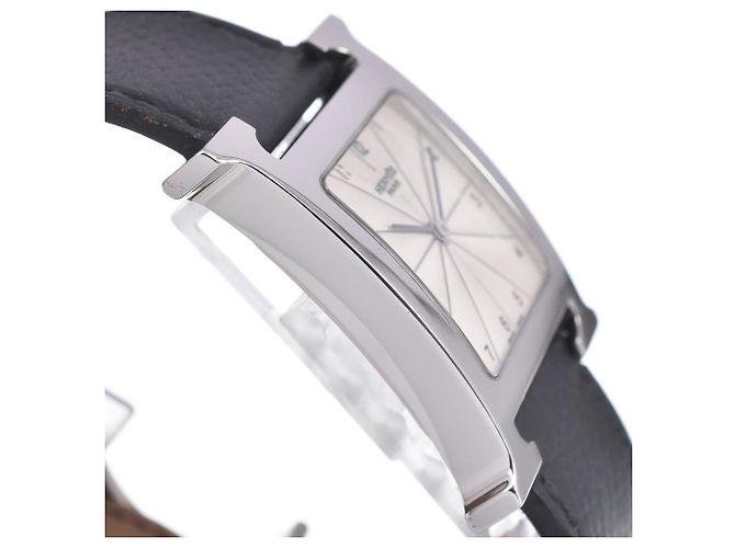 Hermès Hermes Heure H Quartz Stainless Steel and Leather 26 - Ansicht 5