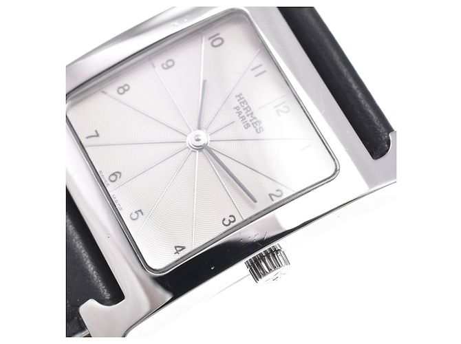 Hermès Hermes Heure H Quartz Stainless Steel and Leather 26 - Ansicht 7