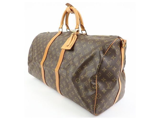 Louis Vuitton Keepall Bandouliere Monogram Canvas 55 - vista 3