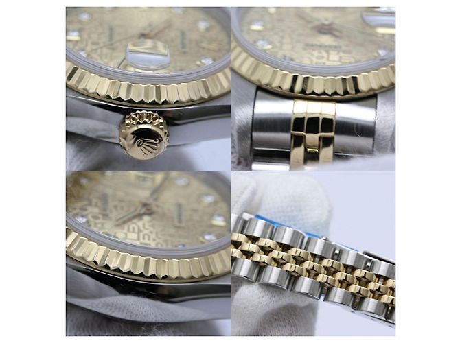 Rolex Datejust 10P Diamond Damenuhr - Ansicht 9